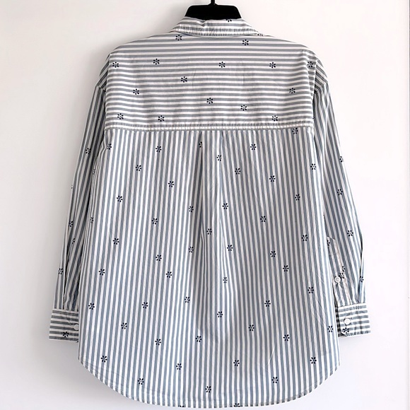 Madewell floral stripe button down shirt - Picture 2 of 9